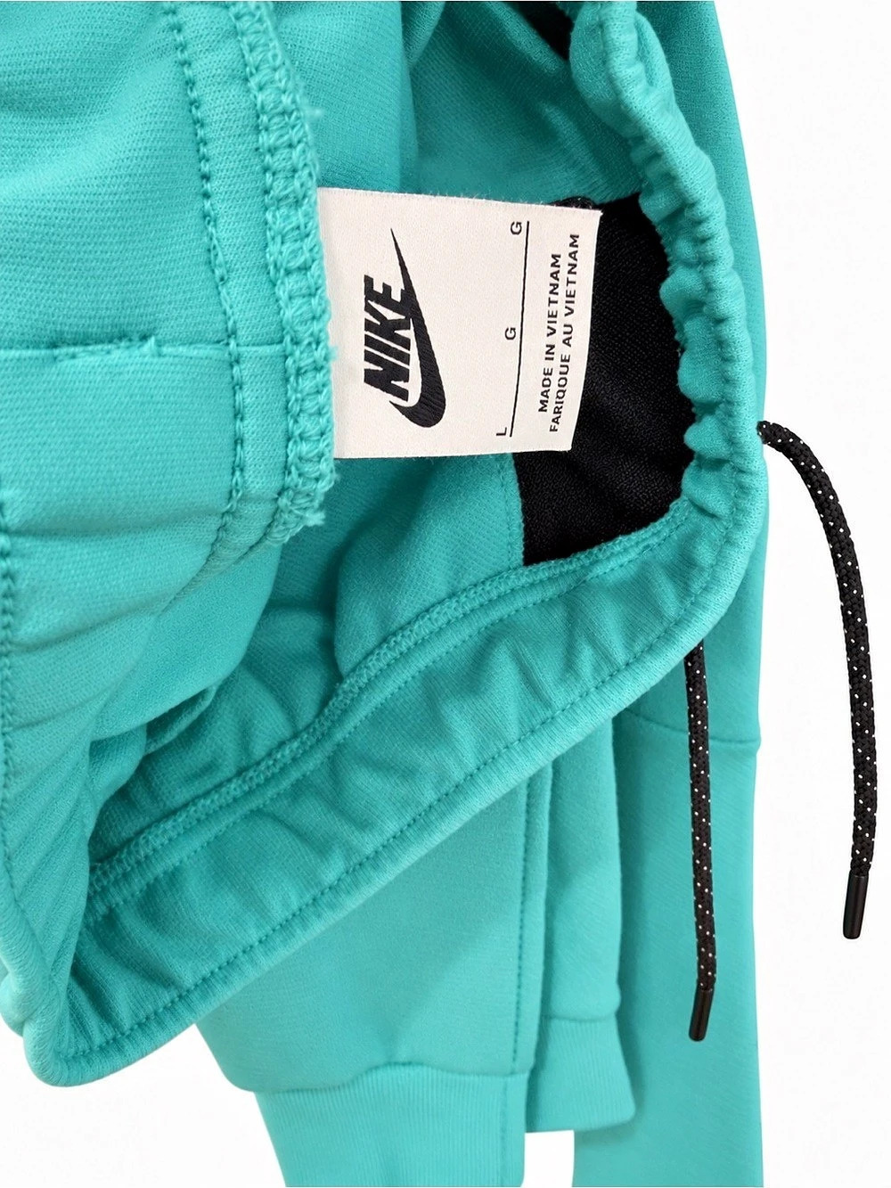 Nike Men’s Turquoise Black Matching Set Full Zip Hoodie XL & Pants Large - Picture 3 of 3
